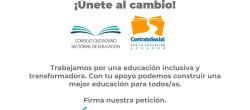 Súmate por la Inclusión Educativa.